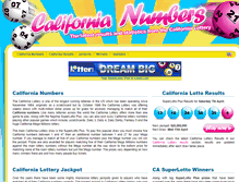 Tablet Screenshot of californianumbers.com
